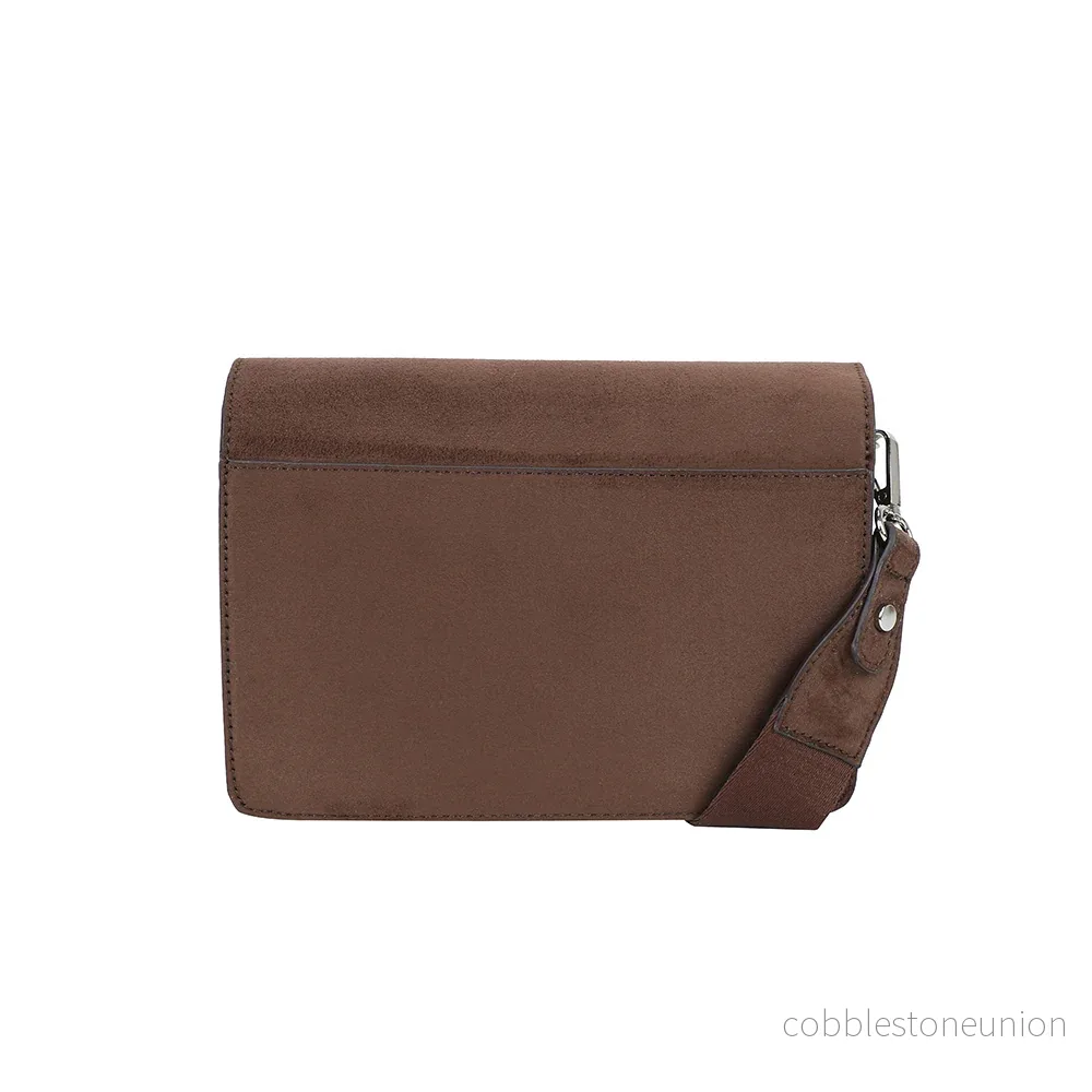 Ulrika Design Boxväska Suede mörkbrun - Bild 3