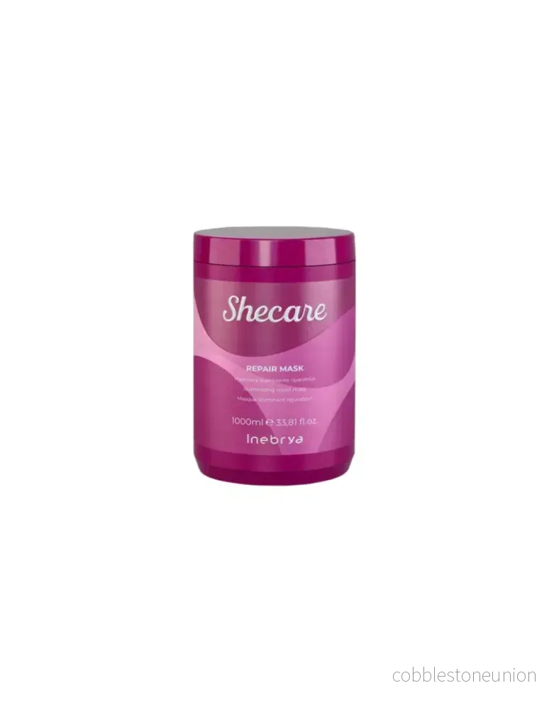 Inebrya, Shecare, Mask för hårbehandling, Reparation, 1000 ml