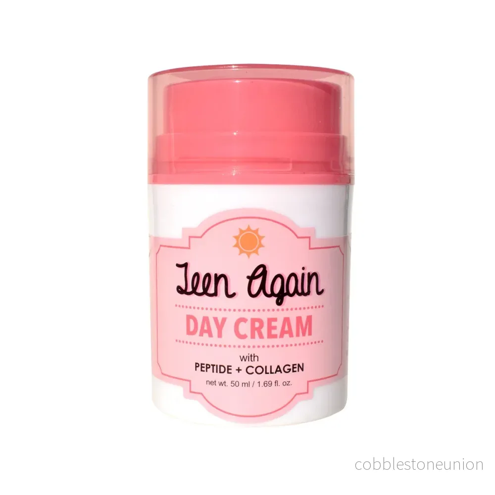 Look At Me, Teen Again, Kollagen, Hydra-närande, Dag, Grädde, För ansiktet, 50 ml