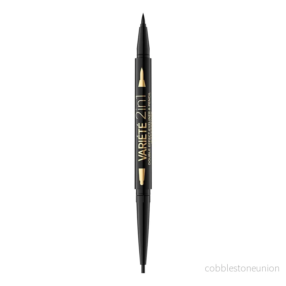 Eveline Cosmetics, Variete, Dubbeländad, Gel-eyeliner, Ultrablack Eveline Cosmetics, Variete, Dubbeländad, Gel-eyeliner, Ultrablack