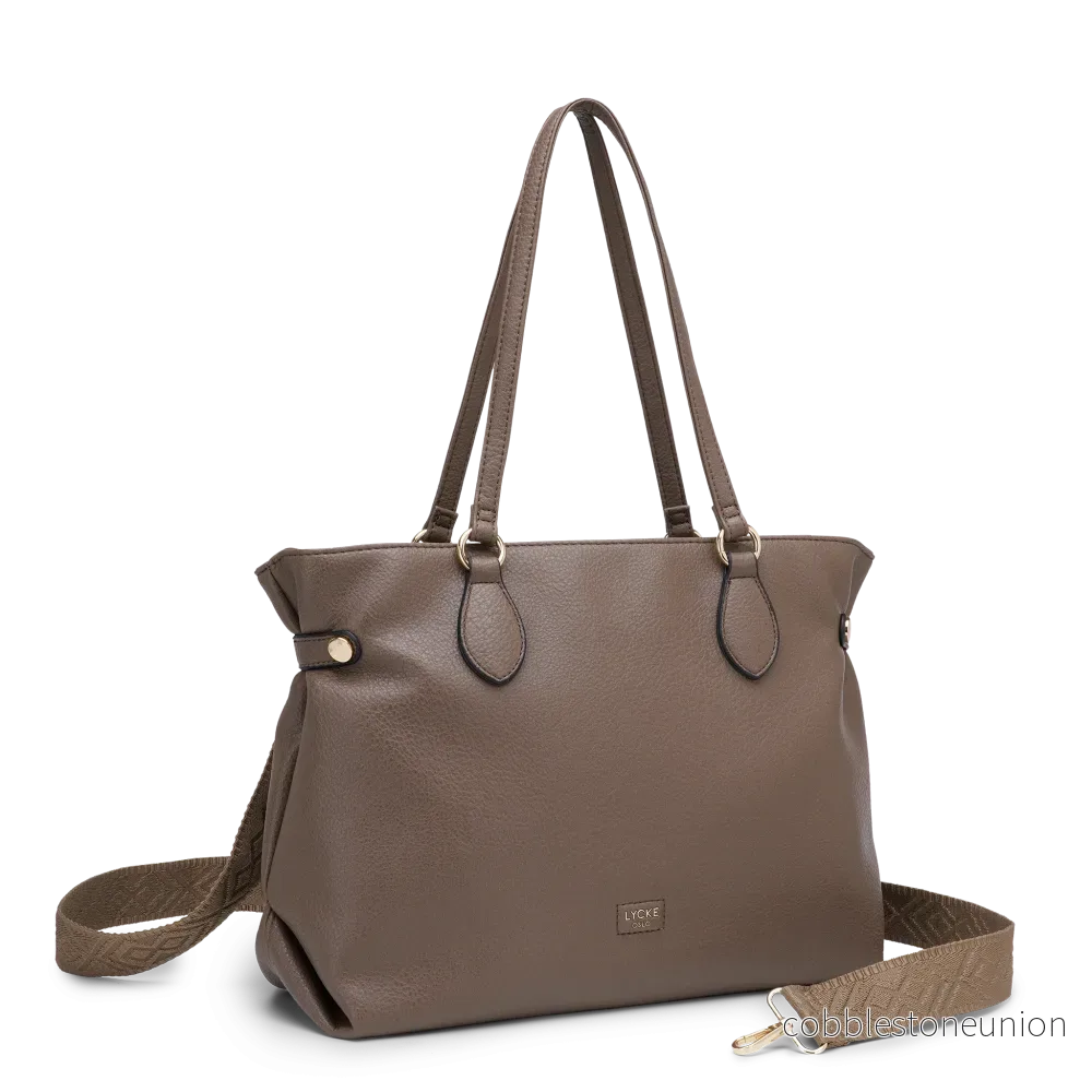 Lycke Totebag Alma taupe Lycke Totebag Alma taupe
