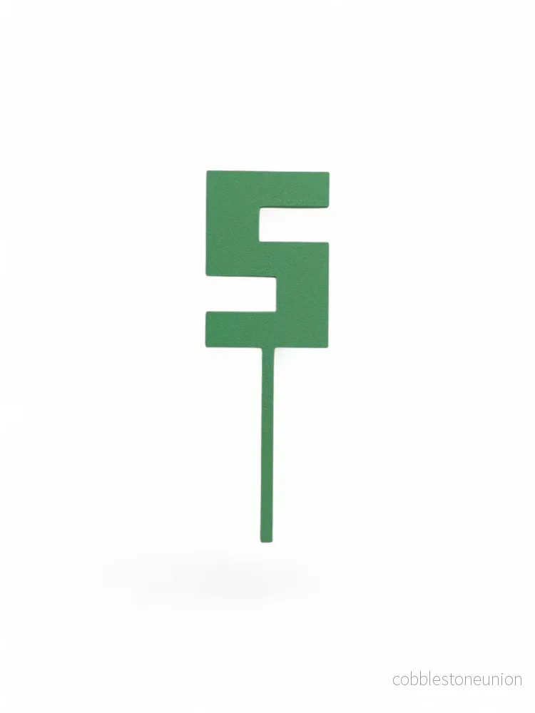 Cake Topper Minecraft Siffra – 5 Cake Topper Minecraft Siffra – 5