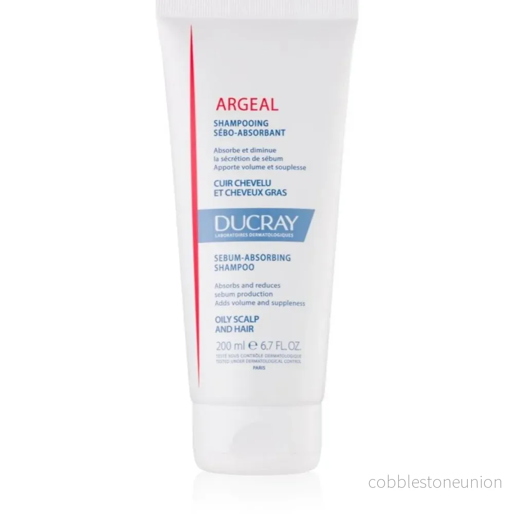 Ducray, Sabal Argeal, Kaolin, Hårbehandlingsschampo, Renar, För fett hår, 200 ml