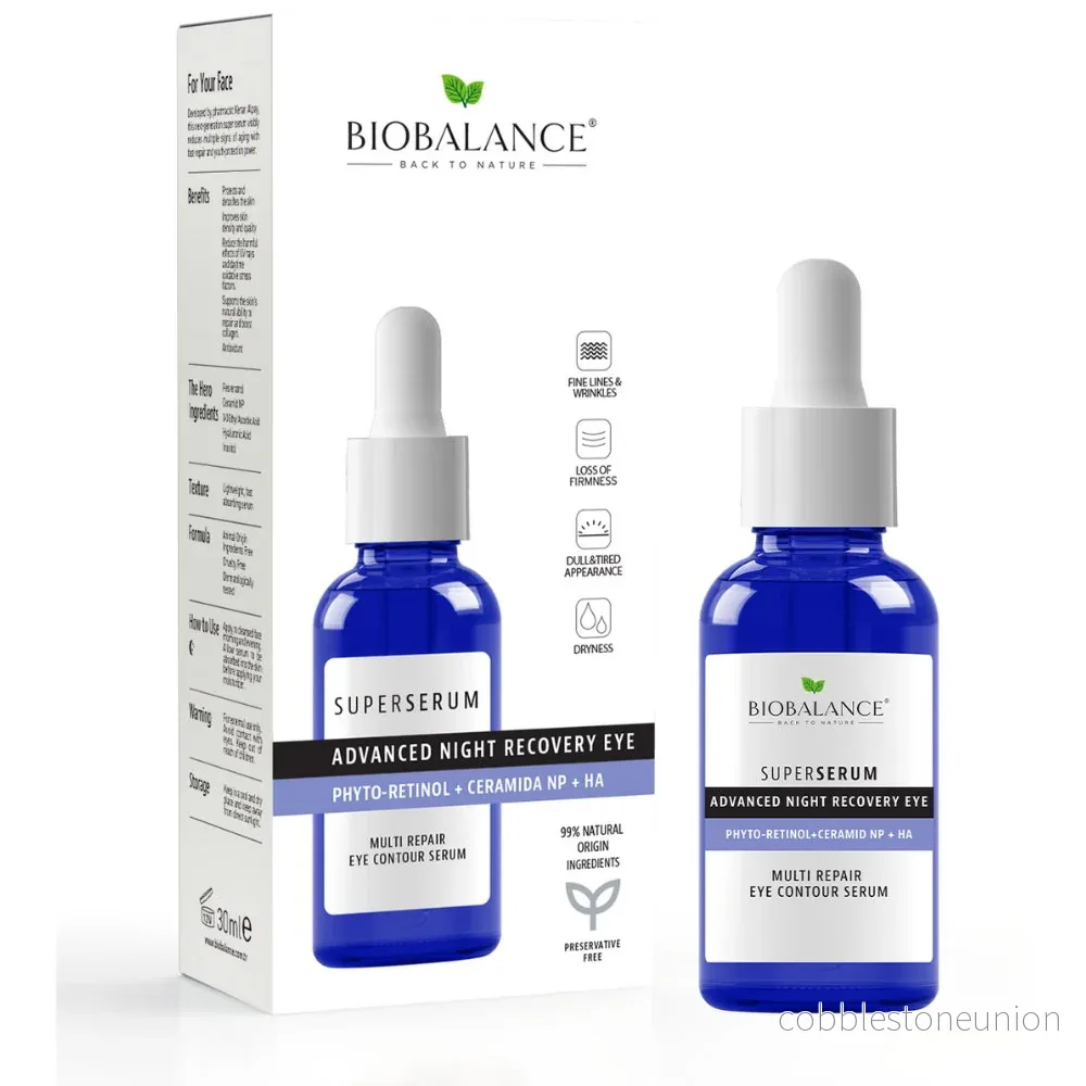 Bio Balance, Advanced Night Recovery, Hydrating & Anti-Wrinkle, Natt, Ögonserum, 20 ml Bio Balance, Advanced Night Recovery, Hydrating & Anti-Wrinkle, Natt, Ögonserum, 20 ml