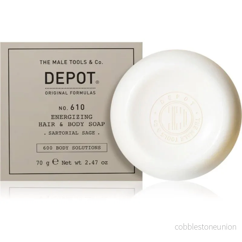 Depot, 600 Body Solutions No. 610, Moisturizing, Massage soap, Skin and hair, 70 g