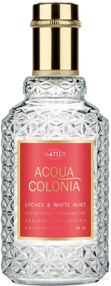 4711, Acqua Colonia Lychee & White Mint, Eau de Cologne, Unisex, 50 ml