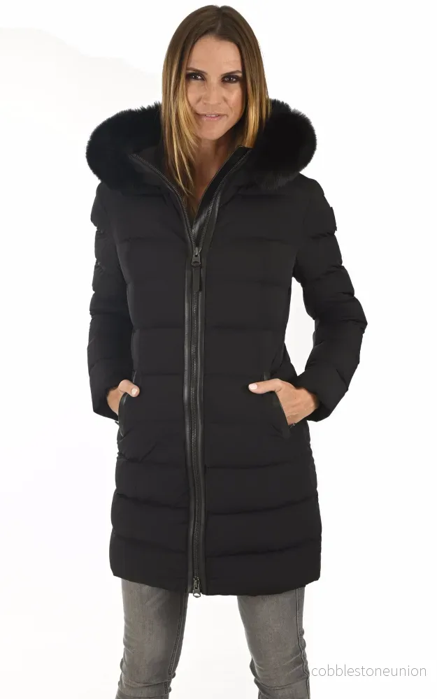 Calla-BX Black Long Puffer Jacket – Women Calla-BX Black Long Puffer Jacket – Women