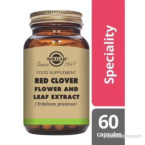 Solgar Red Clover Flower and Leaf Extract, 60 veg. kapslar - Bild 2