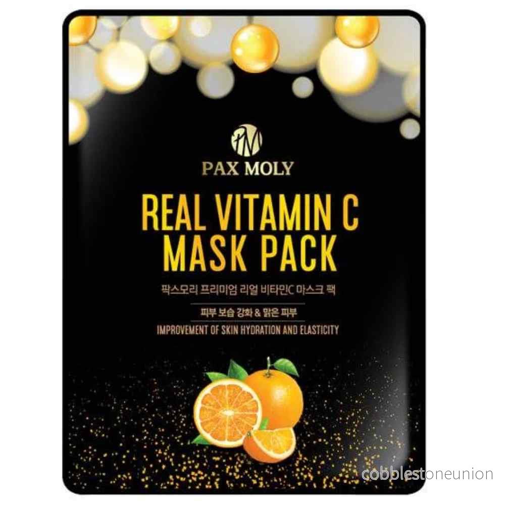 PaxMoly, Real Vitamin C, Brightening & Anti-Aging, Ansiktsmask, Ansikte, Dag & Natt, 25 ml PaxMoly, Real Vitamin C, Brightening & Anti-Aging, Ansiktsmask, Ansikte, Dag & Natt, 25 ml