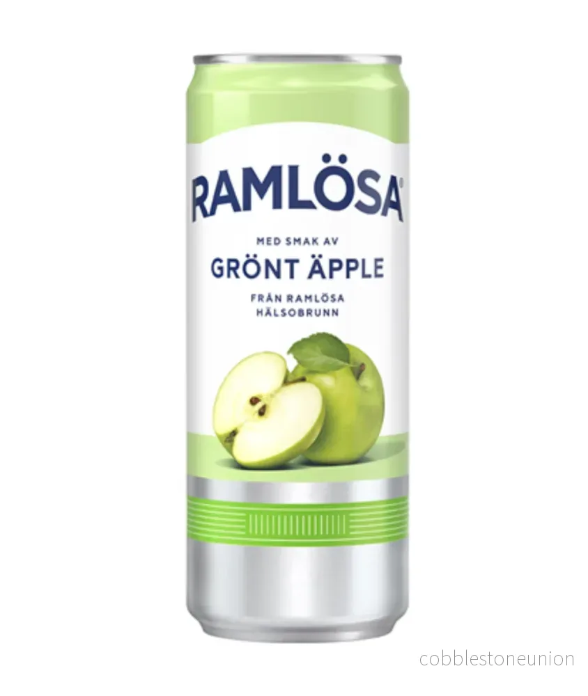 Ramlösa Grönt Äpple 33 cl burk 20-pack Ramlösa Grönt Äpple 33 cl burk 20-pack