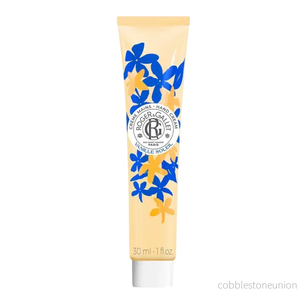 Roger & Gallet, Vanille Soleil, Fuktgivande, Handkräm, 30 ml Roger & Gallet, Vanille Soleil, Fuktgivande, Handkräm, 30 ml