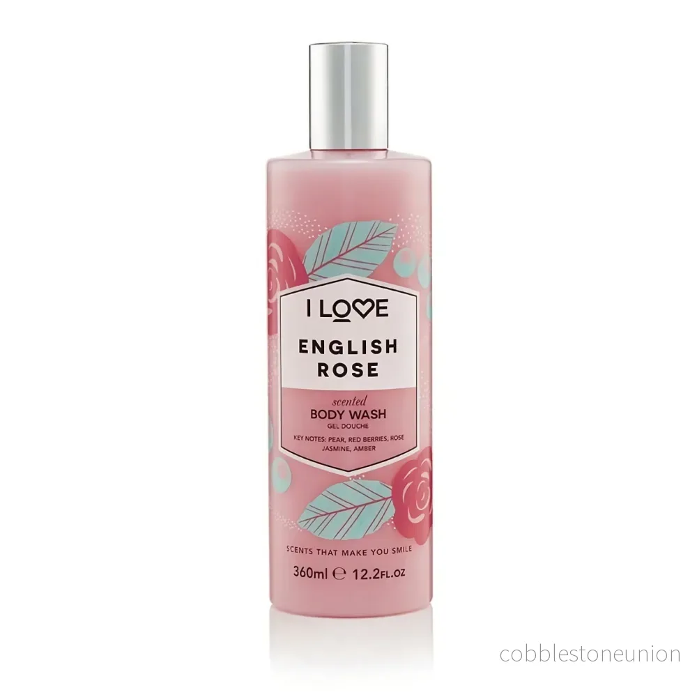 I Love, English Rose, Återfuktande, Duschgel, 360 ml I Love, English Rose, Återfuktande, Duschgel, 360 ml