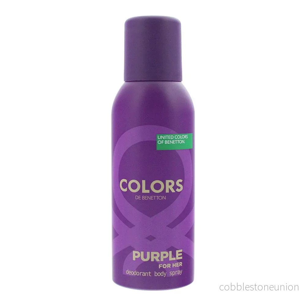 Benetton, Colors Purple, Långvarig, Blommig, Deodorantspray, För kvinnor, 150 ml