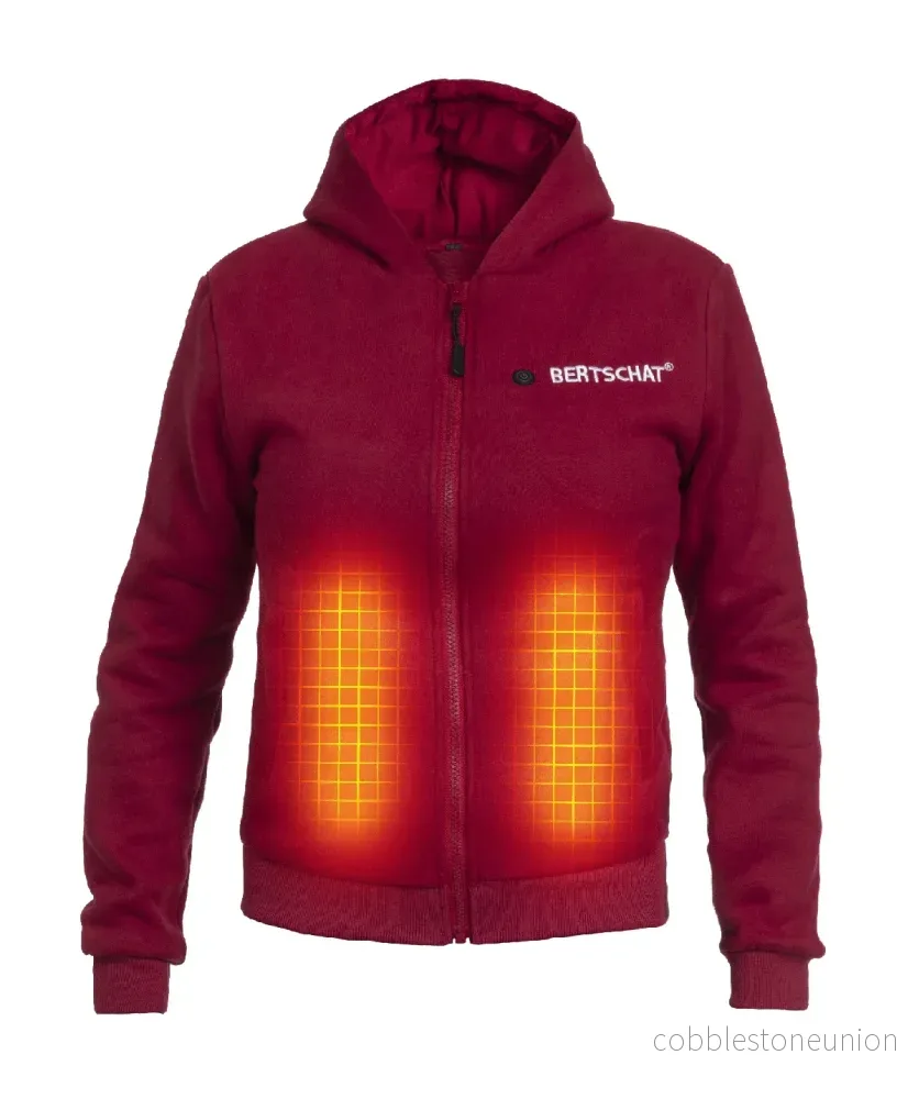 Uppvärmda Hoodie PRO | Dam - Bourgogne - Bild 3