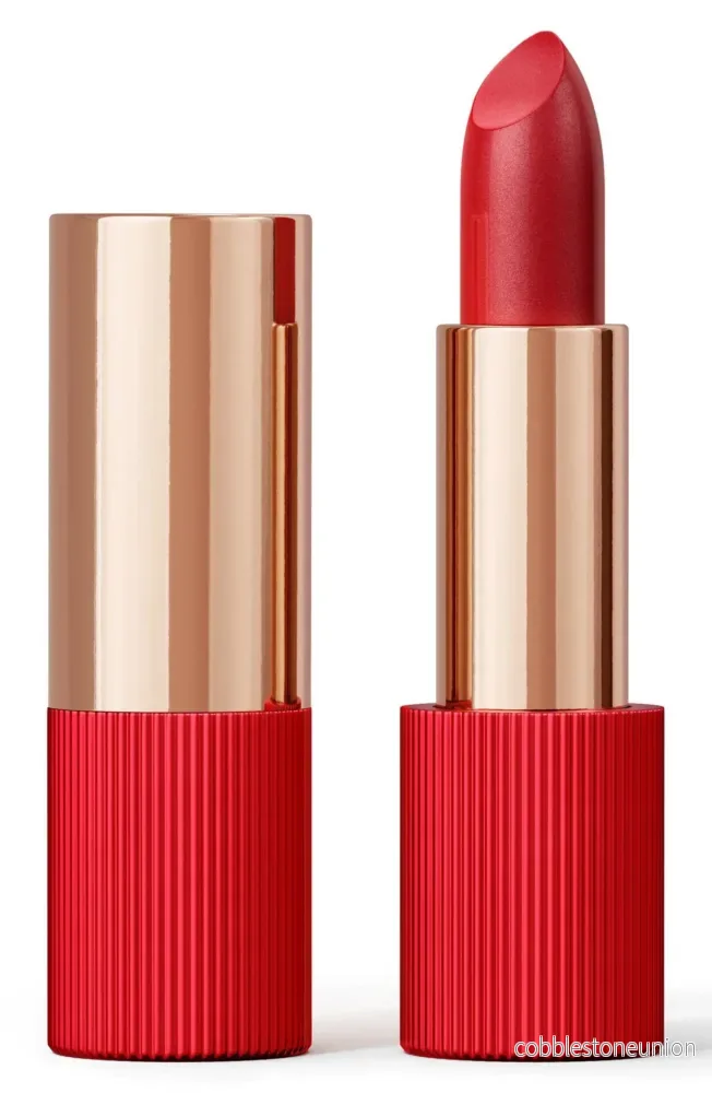 La Perla, Satin Lip Balm, Creamy Lipstick, 201, Bitten Lips, 3.5 g