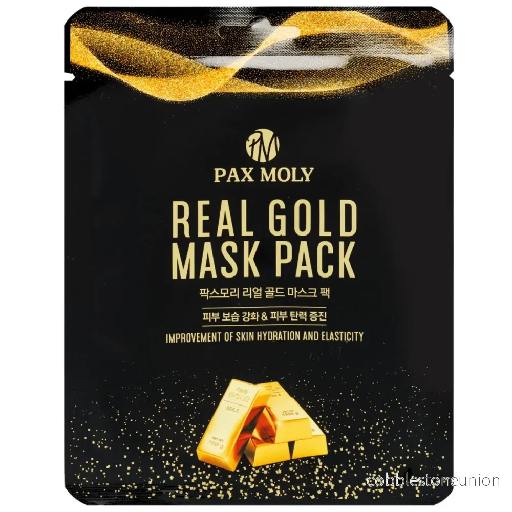 PaxMoly, Real Gold, Återfuktande, Ansiktsmask, För ansiktet, 25 ml PaxMoly, Real Gold, Återfuktande, Ansiktsmask, För ansiktet, 25 ml