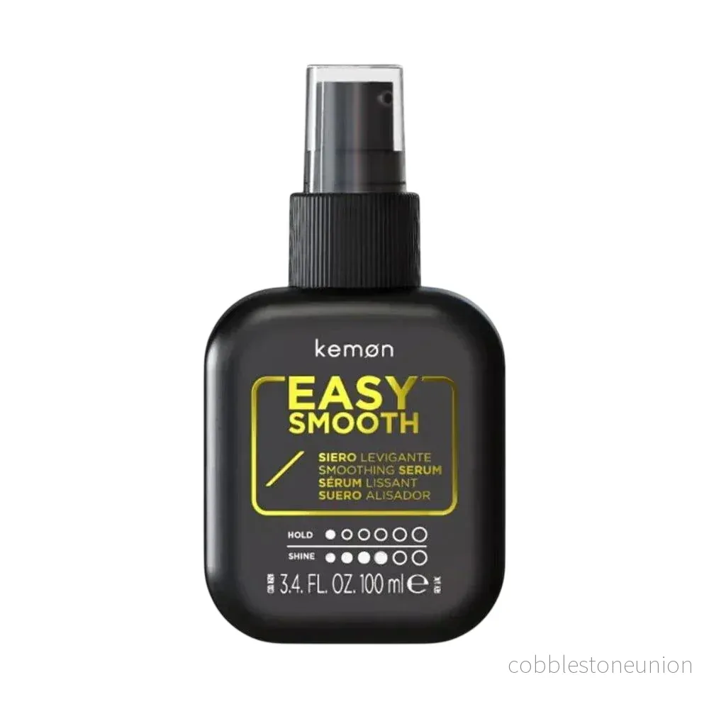 Kemon, Easy Smooth, Hårstylingserum, Utjämnande, 100 ml