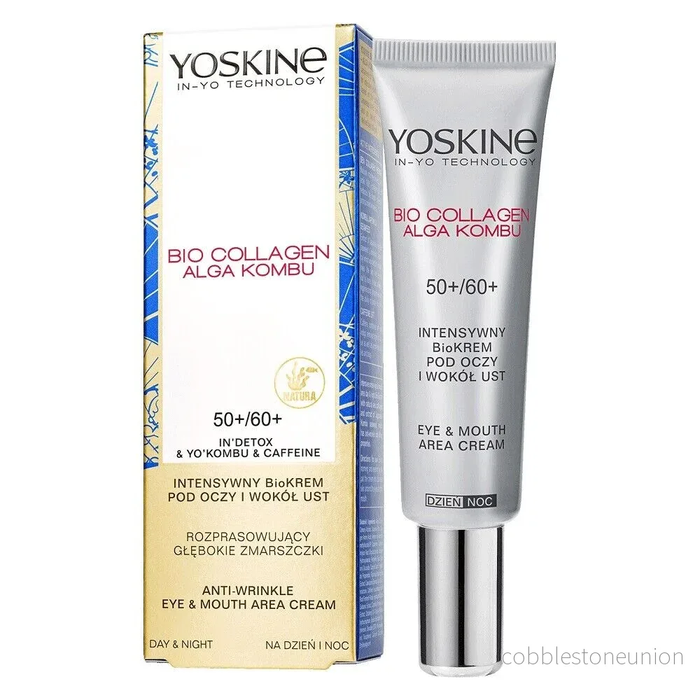 Yoskine, Bio Collagen Alga Kombu, Anti-rynkor, Ögonkräm, 15 ml - Bild 2