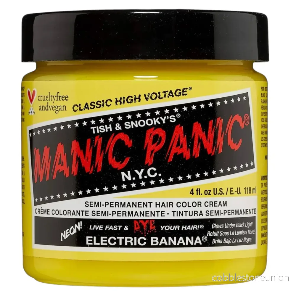 Manic Panic, Classic High Voltage Electric Banana, Semi-permanent hårfärg, 118 ml