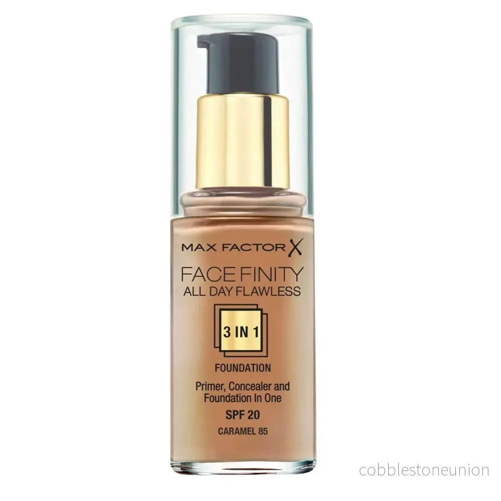 Max Factor, Face Finity All Day Flawless, krämfoundation, 85, Caramel, SPF 20, 30 ml