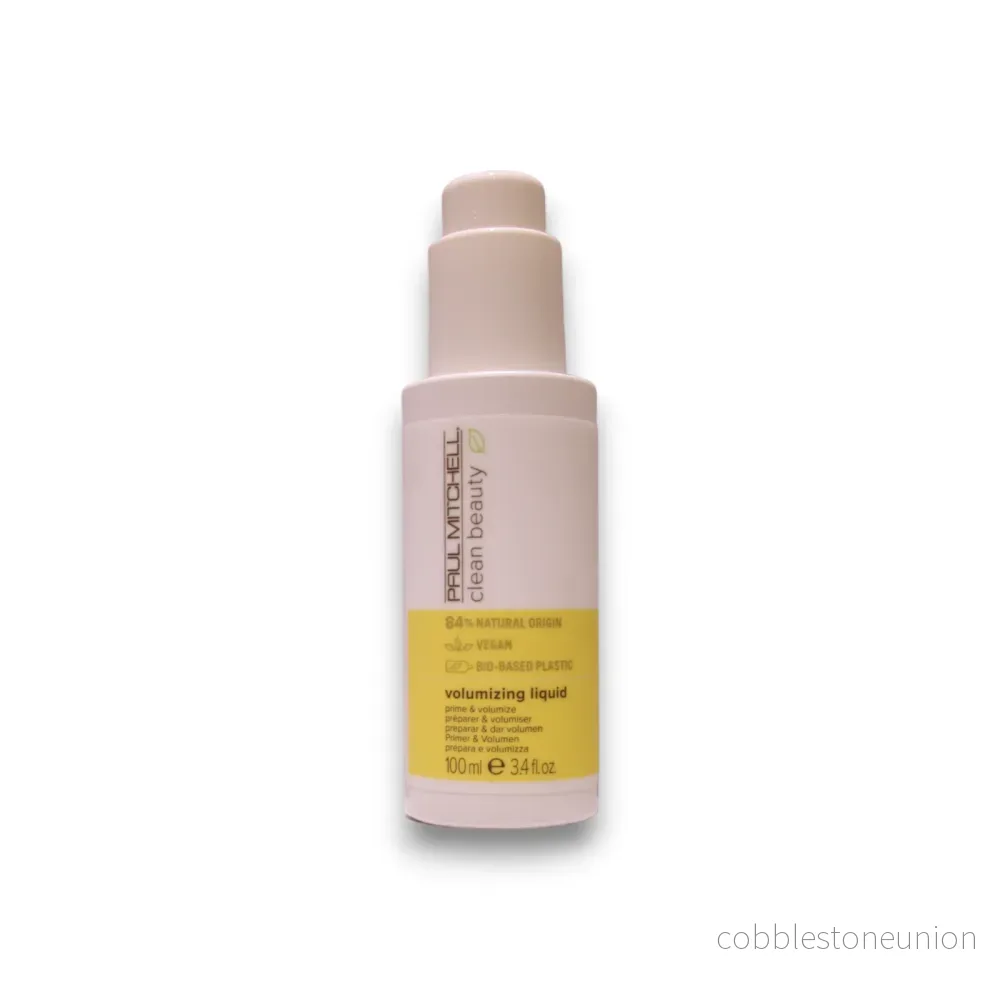 Paul Mitchell, Clean Beauty Styling, Vegan, Hair Primer, For Volume, 100 ml