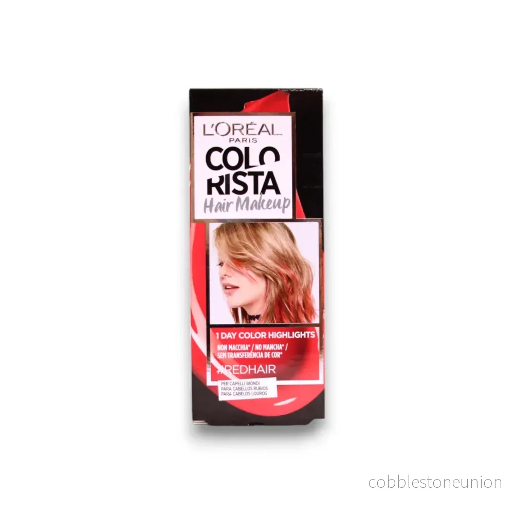 L'Oreal Paris, Colorista Hair Makeup, Semi-permanent hårfärg, #REDHAIR, 30 ml - Bild 2