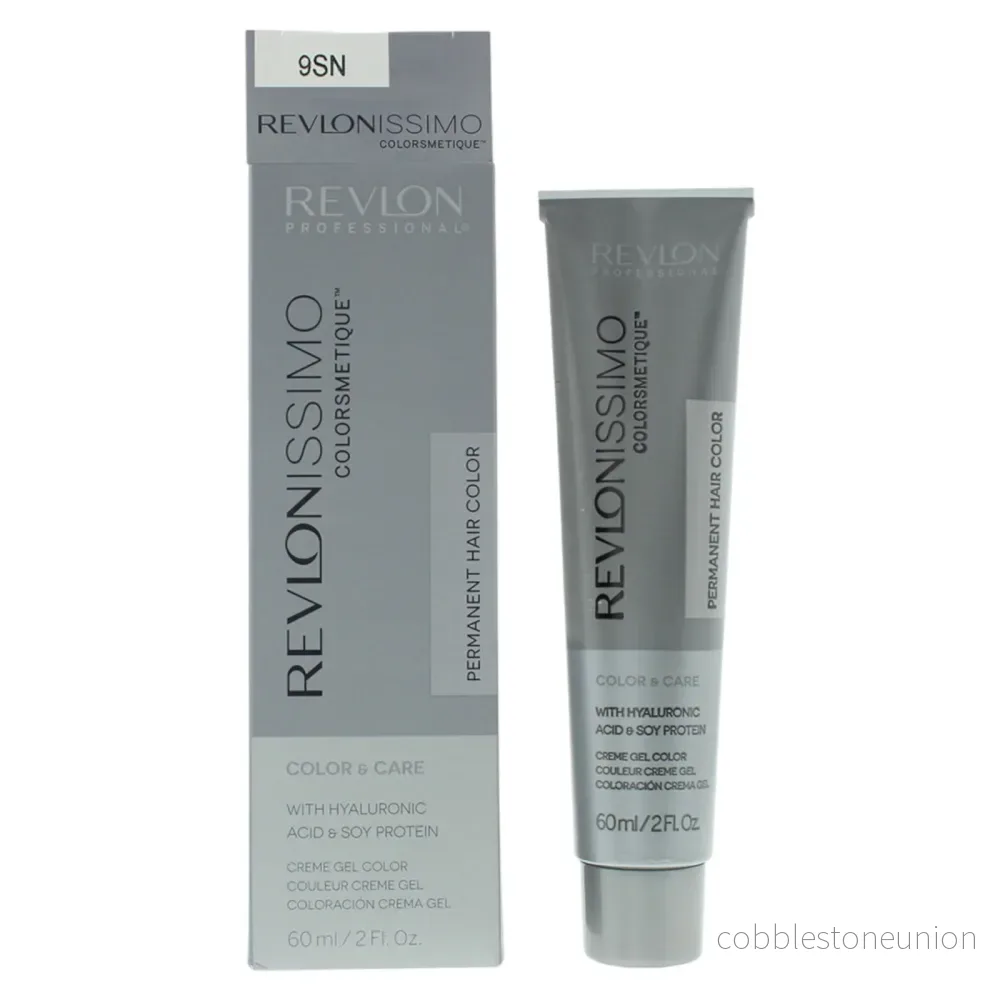 Revlon, Revlonissimo Colorsmetique, Permanent Hair Color, 9SN Very Light Blonde, 60 ml Revlon, Revlonissimo Colorsmetique, Permanent Hair Color, 9SN Very Light Blonde, 60 ml