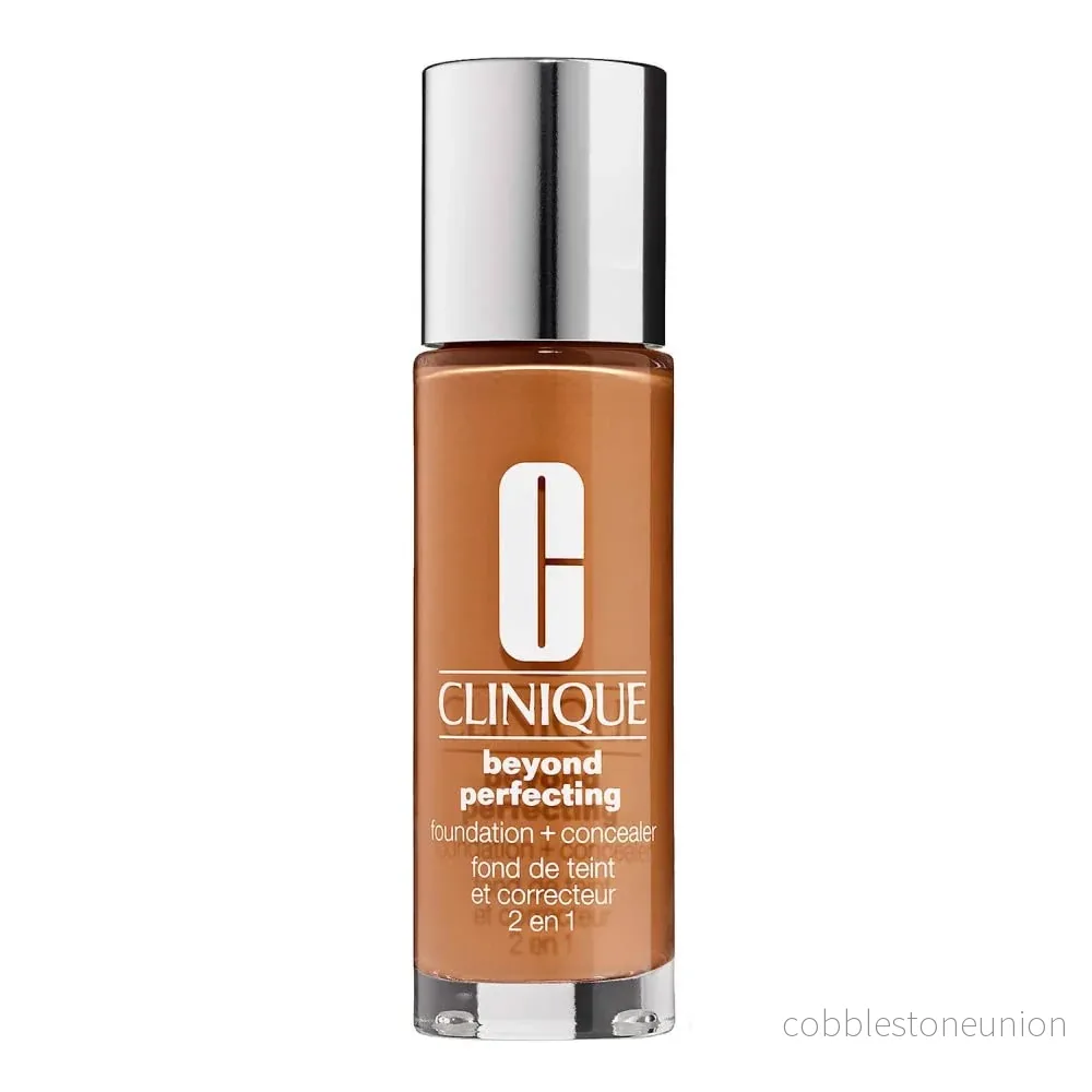 Clinique, Beyond Perfecting, Parabenfri, Matt finish, Flytande foundation & concealer 2-i-1, 23, Ingefära, 30 ml Clinique, Beyond Perfecting, Parabenfri, Matt finish, Flytande foundation & concealer 2-i-1, 23, Ingefära, 30 ml
