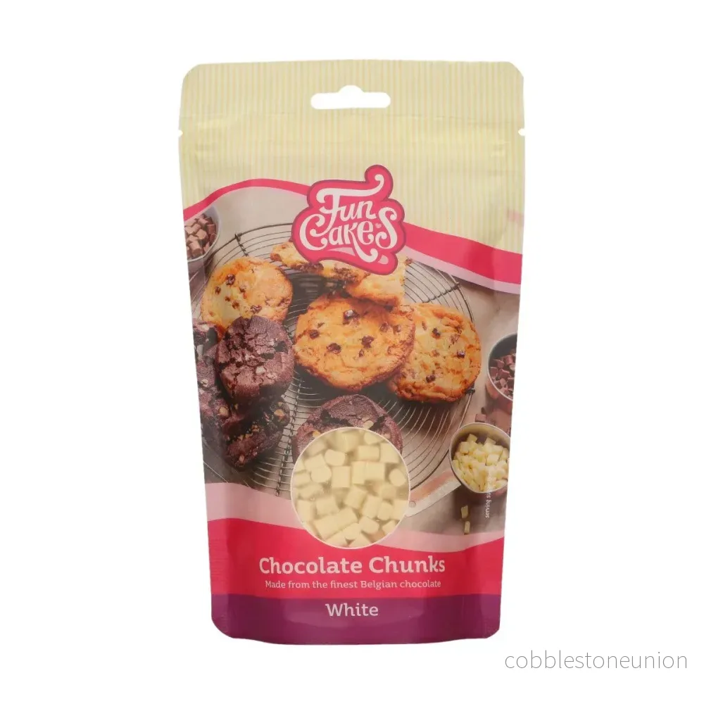 FunCakes Chocolate Chunks - Vit 350g