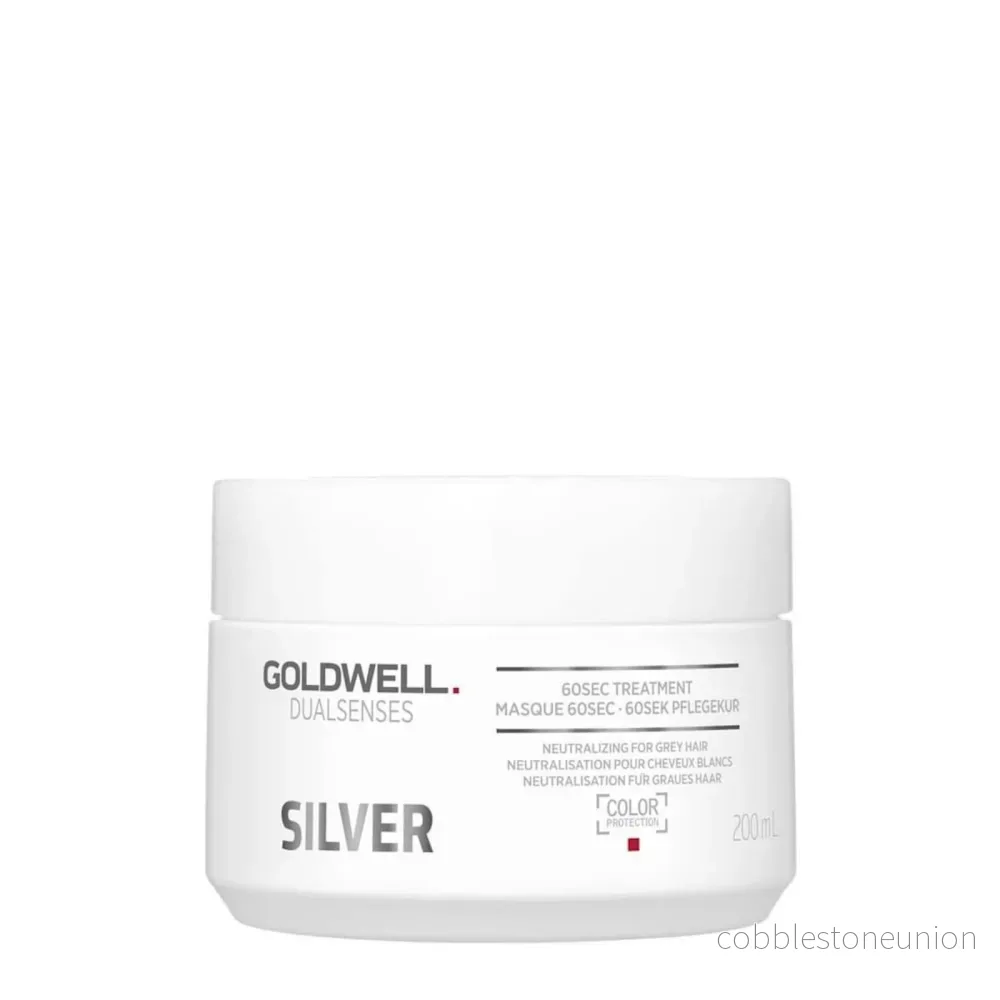 Goldwell, Dualsenses Silver 60 Sec, Hårbehandlingskräm mask, Mot grått, 200 ml