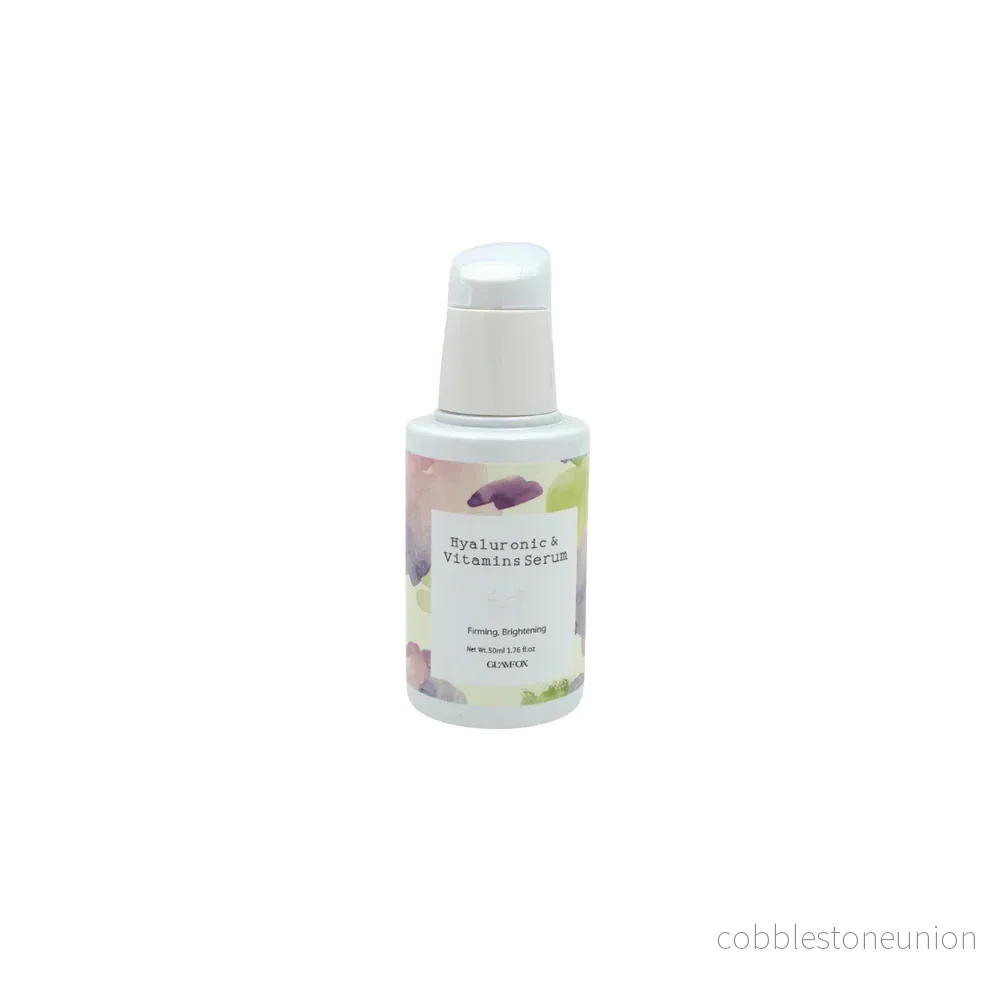 Glamfox, Hyaluronic & Vitamins, Återfuktande, Dagligen, Serum, För ansiktet, 50 ml Glamfox, Hyaluronic & Vitamins, Återfuktande, Dagligen, Serum, För ansiktet, 50 ml