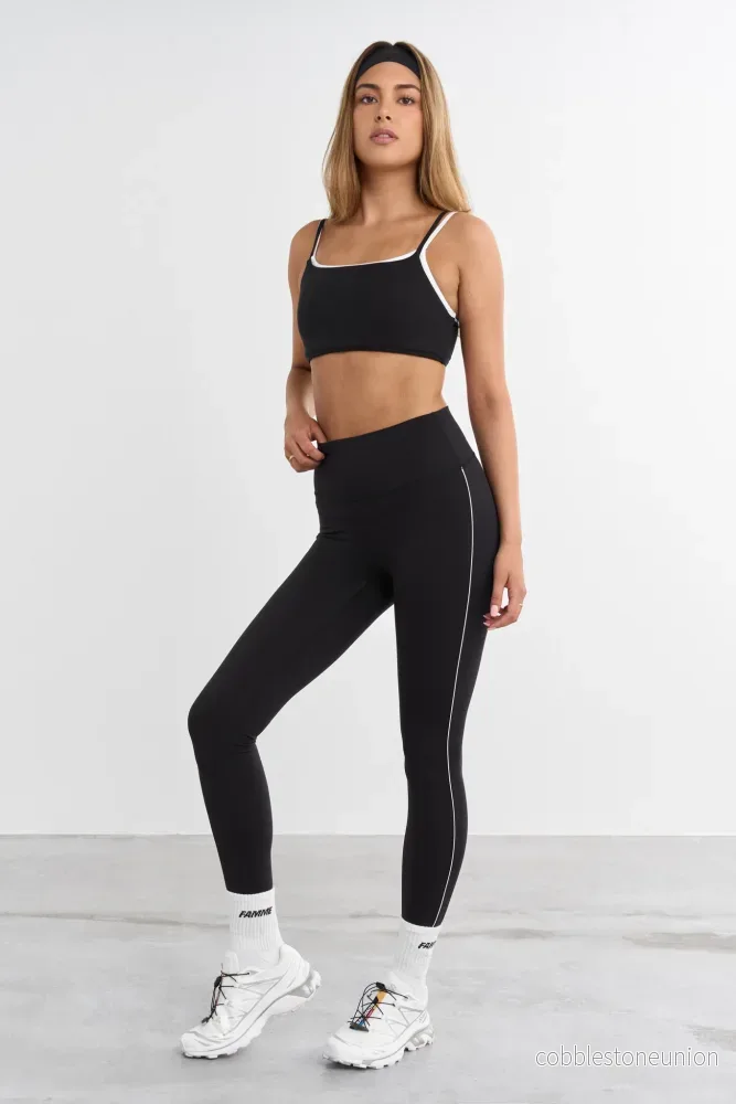 Mjuka kontrasterande leggings Mjuka kontrasterande leggings