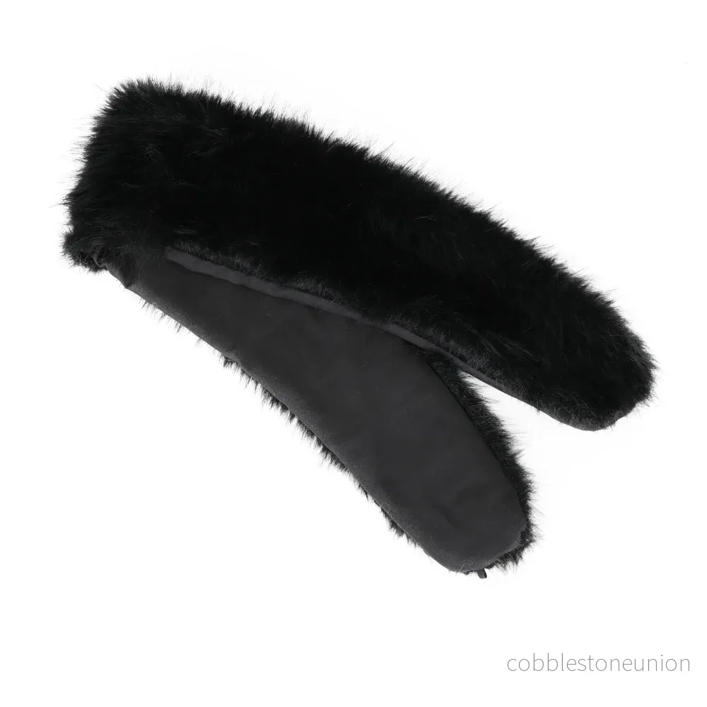 Ulrika Design Pälskrage Fox svart - Bild 2