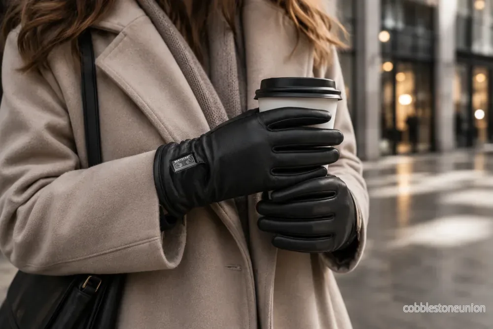 Uppvärmda Skinnhandskar Dam – Dual Heating - Bild 3