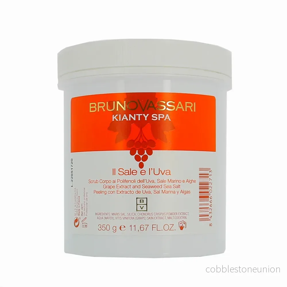 Bruno Vassari, Kianty SPA, Grape, Illumination, Body Scrub, 350 g