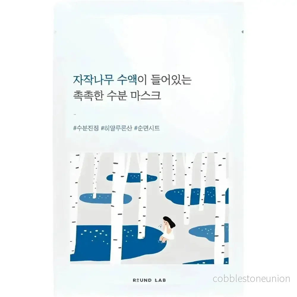 Round Lab, Birch Juice, Hydrating, Sheet Mask, For Face, 25 g