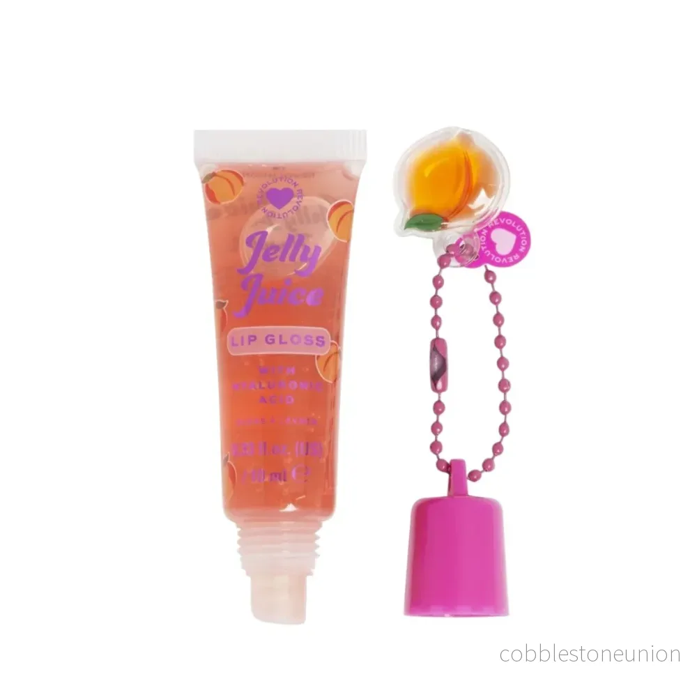 I Heart Revolution, Jelly Juice, Lip Plumper, Lip Gloss, Peach, 10 ml I Heart Revolution, Jelly Juice, Lip Plumper, Lip Gloss, Peach, 10 ml