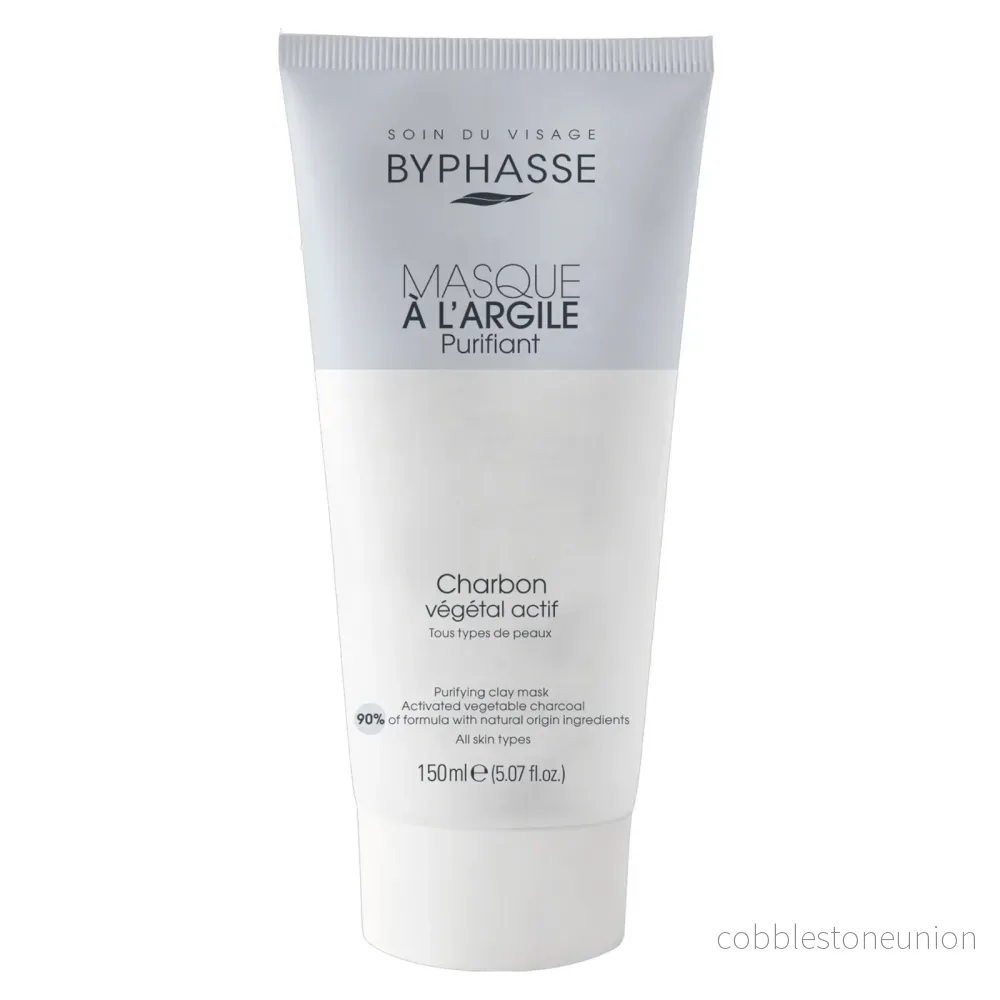 Byphasse, Byphasse, Charcoal, Purifying, Clay Mask, 150 ml