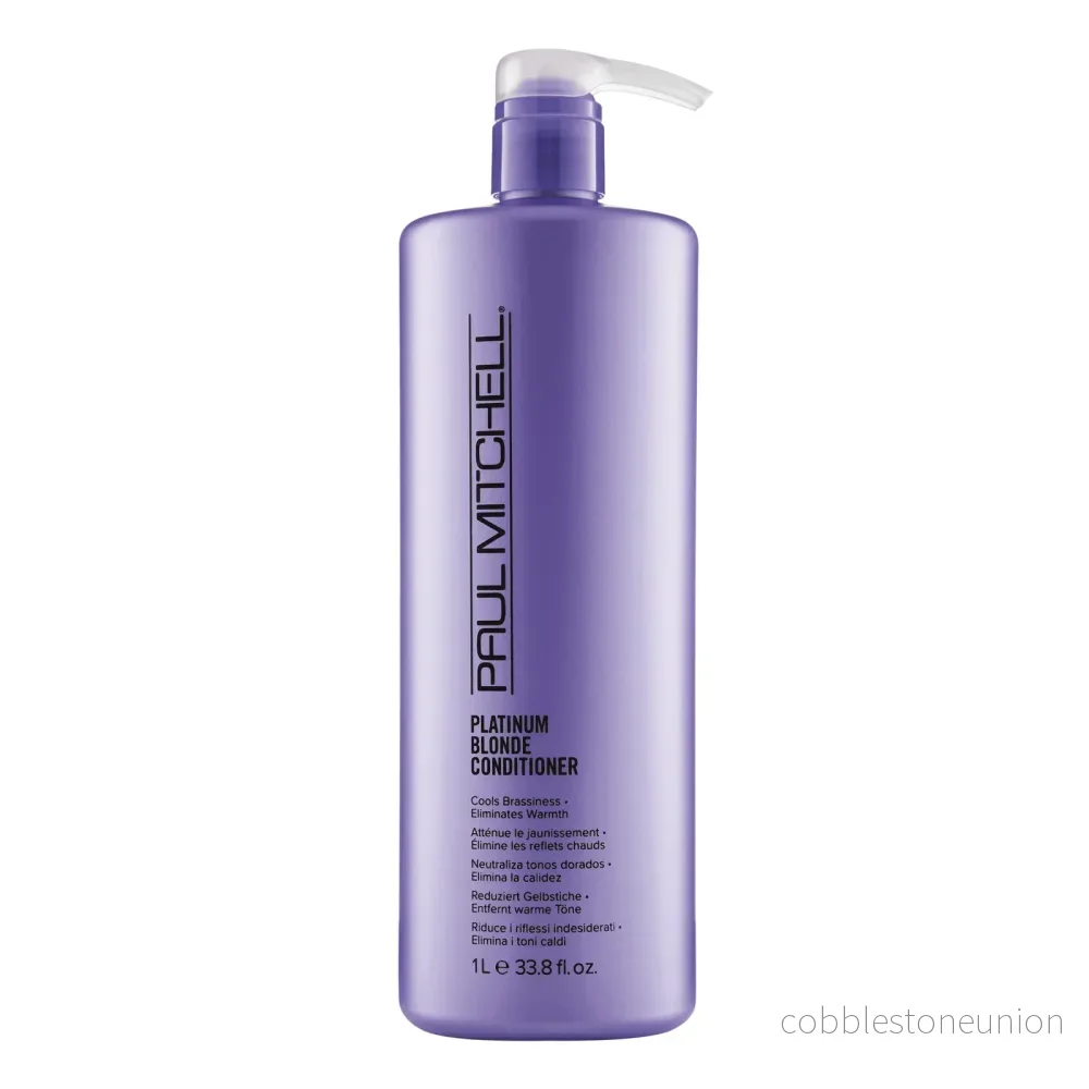 Paul Mitchell, Blonde Platinum Blonde, Parabenfri, Hårbalsam, Kylar mässingen, 1000 ml Paul Mitchell, Blonde Platinum Blonde, Parabenfri, Hårbalsam, Kylar mässingen, 1000 ml
