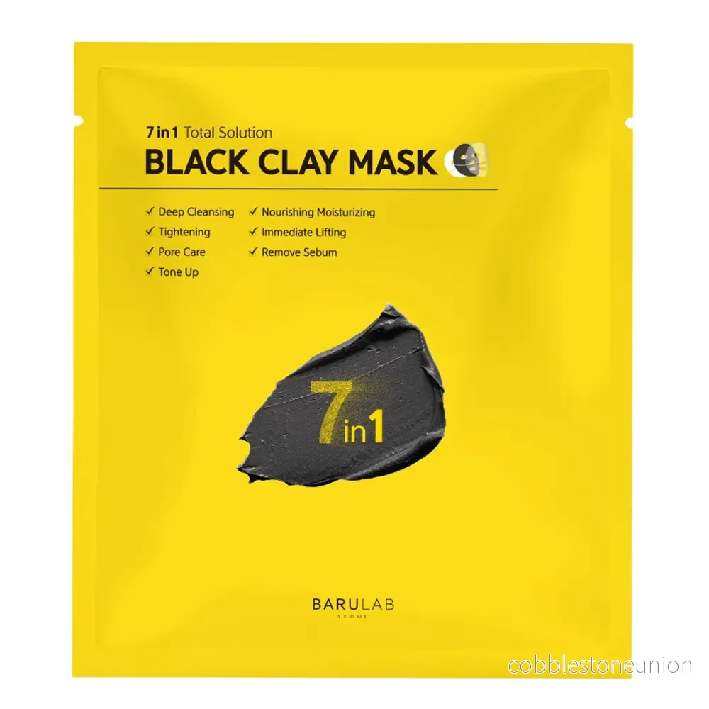 Barulab, 7 In 1 Total Solution, Lera, Eliminerar orenheter, Ansiktsmask, För ansiktet, 18 g Barulab, 7 In 1 Total Solution, Lera, Eliminerar orenheter, Ansiktsmask, För ansiktet, 18 g