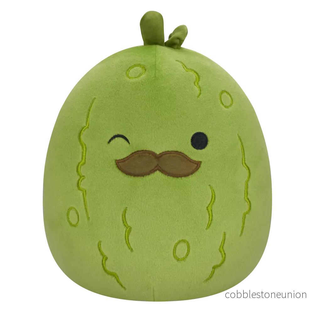 Squishmallow 19 Cm Charles The Pickle W Mustache Squishmallow 19 Cm Charles The Pickle W Mustache