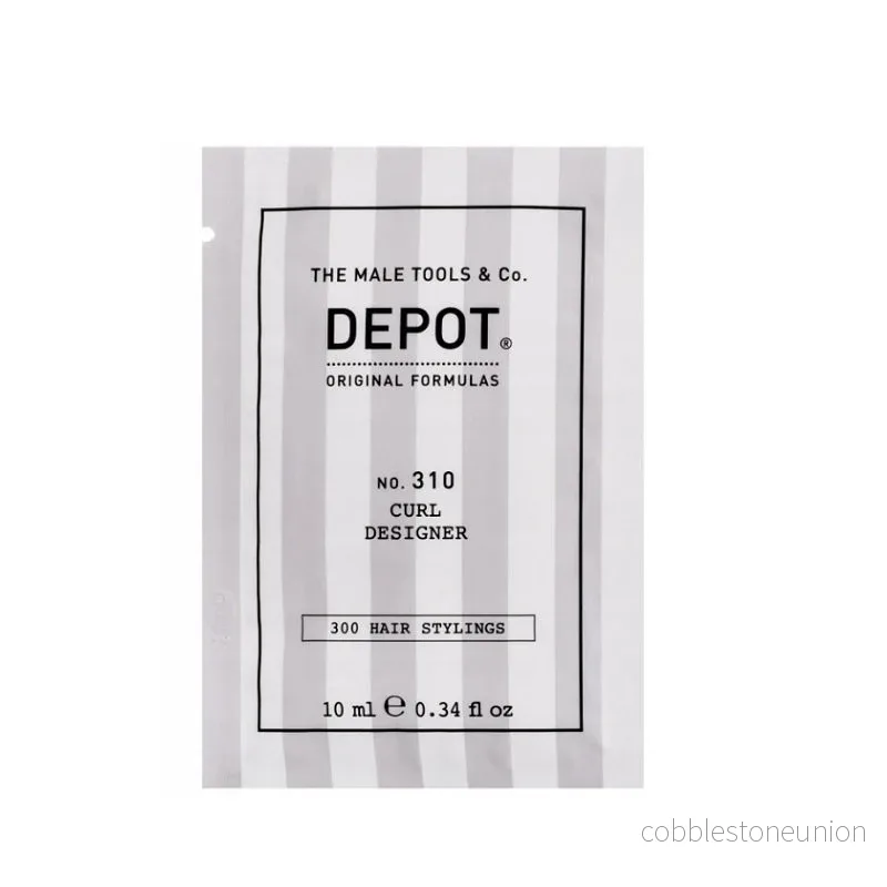 Depot, 300 Hair Stylings No. 310, UV-filter, Hårstylingskräm, Flexibel stadga, 10 ml