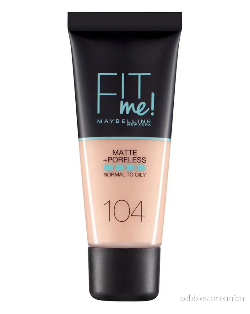 Maybelline, Fit Me Matte + Poreless, Flytande foundation, 104, Soft Ivory, 30 ml