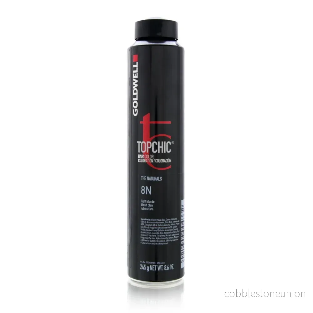 Goldwell, TopChic, Permanent Hair Color, 8N Light Blonde, 250 ml Goldwell, TopChic, Permanent Hair Color, 8N Light Blonde, 250 ml