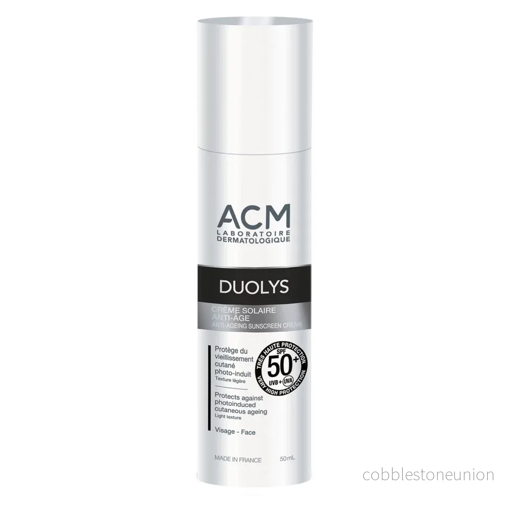Laboratoire ACM, Duolys, Anti-aging, Solkräm, För ansiktet, SPF 50+, 50 ml Laboratoire ACM, Duolys, Anti-aging, Solkräm, För ansiktet, SPF 50+, 50 ml