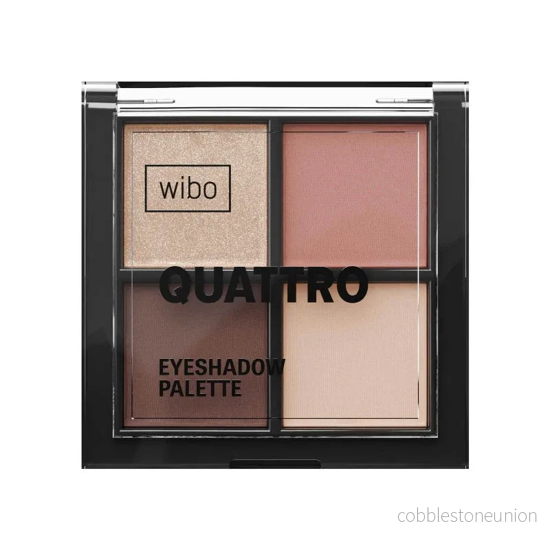 Wibo, Quattro, Ögonskuggspalett, 01, 4 nyanser, 6 g Wibo, Quattro, Ögonskuggspalett, 01, 4 nyanser, 6 g