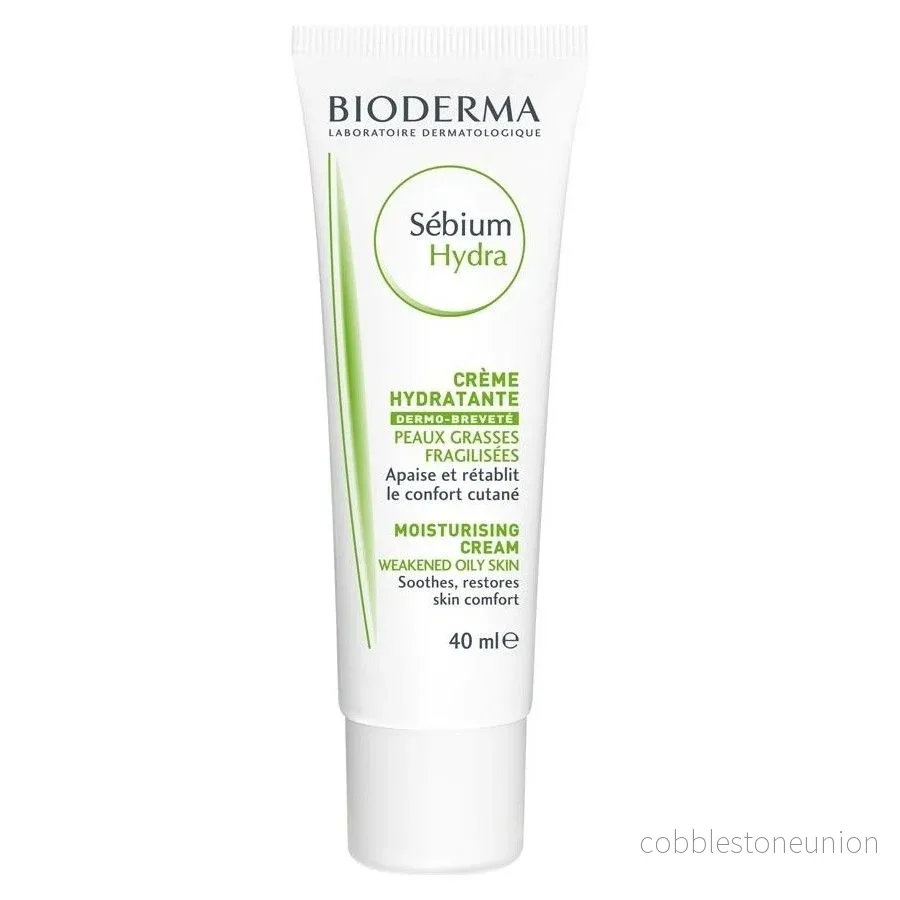 Bioderma, Sebium Hydra, Ultranärande/Fuktgivande, Dag & Natt, Kräm, För ansiktet, 40 ml
