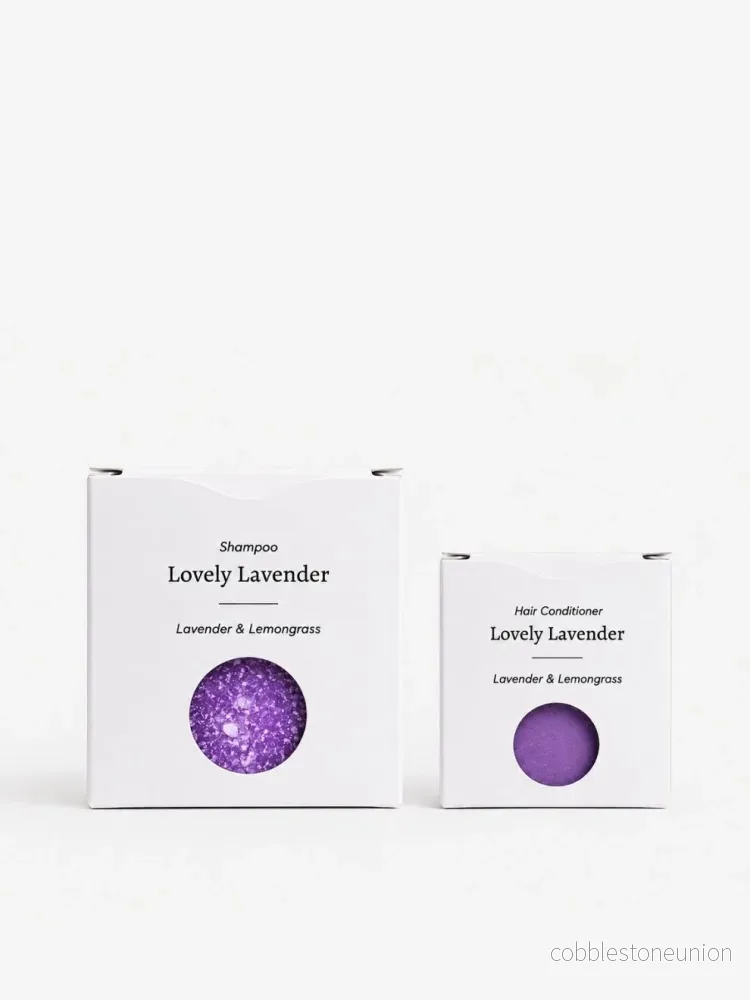 För torrt & lockigt hår – schampokaka & balsamkaka Lovely Lavender