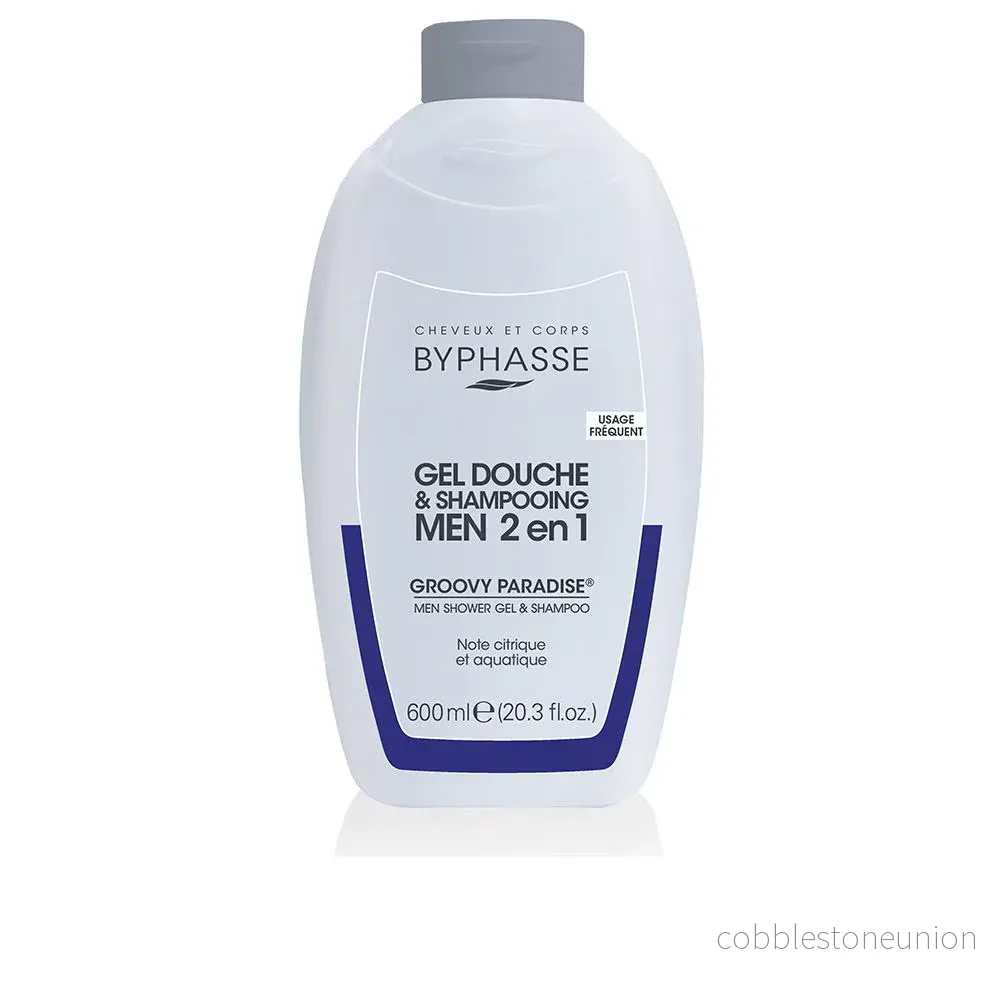 Byphasse, Groovy Paradise, Duschgel & schampo 2-i-1, 600 ml Byphasse, Groovy Paradise, Duschgel & schampo 2-i-1, 600 ml