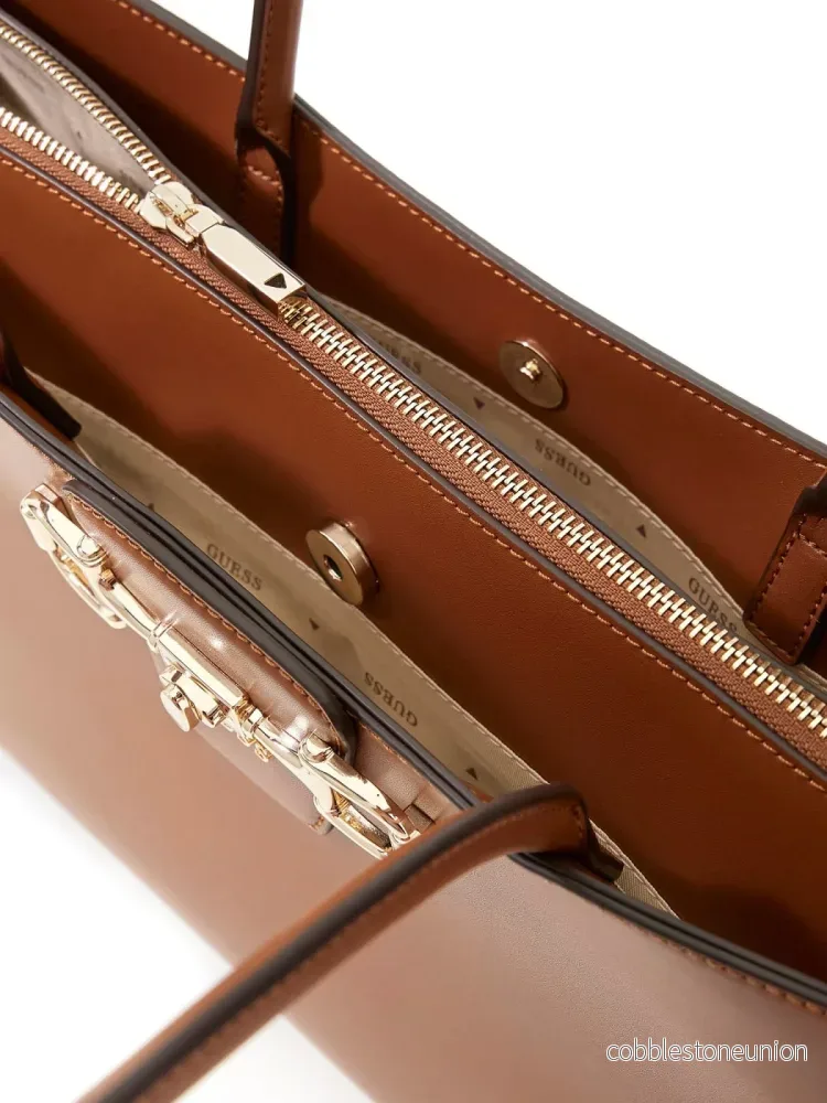 Guess Handbag Janie cognac - Bild 3
